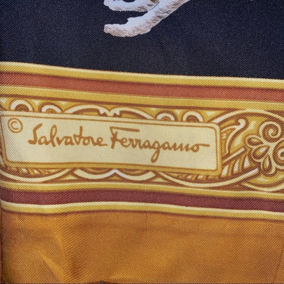 NEW Cynthia Rose Silk Salvatore Ferragamo Scarf Dress size Small - Picture 11 of 13